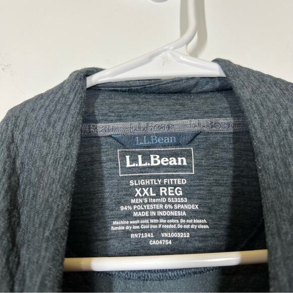 LL Bean Slightly Fitted 1/4 Quarter Zip XXL Men’s - Picture 9 of 9